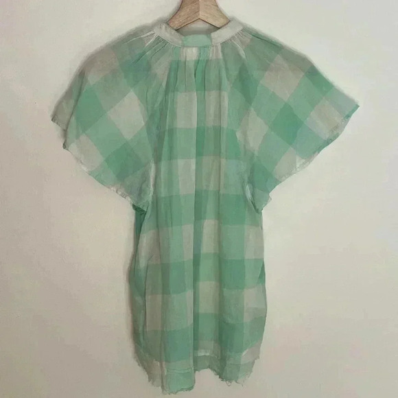 Maeve Gingham Flutter Top - Picture 5 of 12